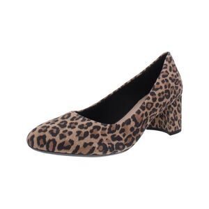 EASY SPIRIT EVOLVE Womens Beige Leopard Print Robin Almond Pumps Shoes 9 M